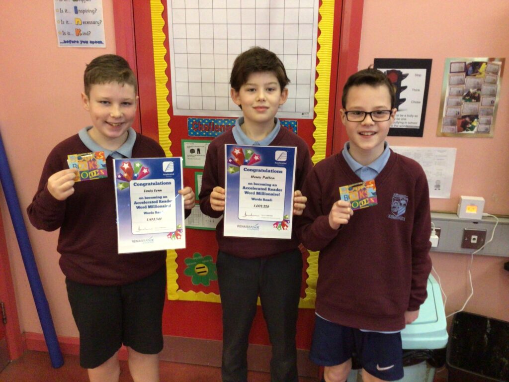 Accelerated Reader Millionaires - Damhead Primary School